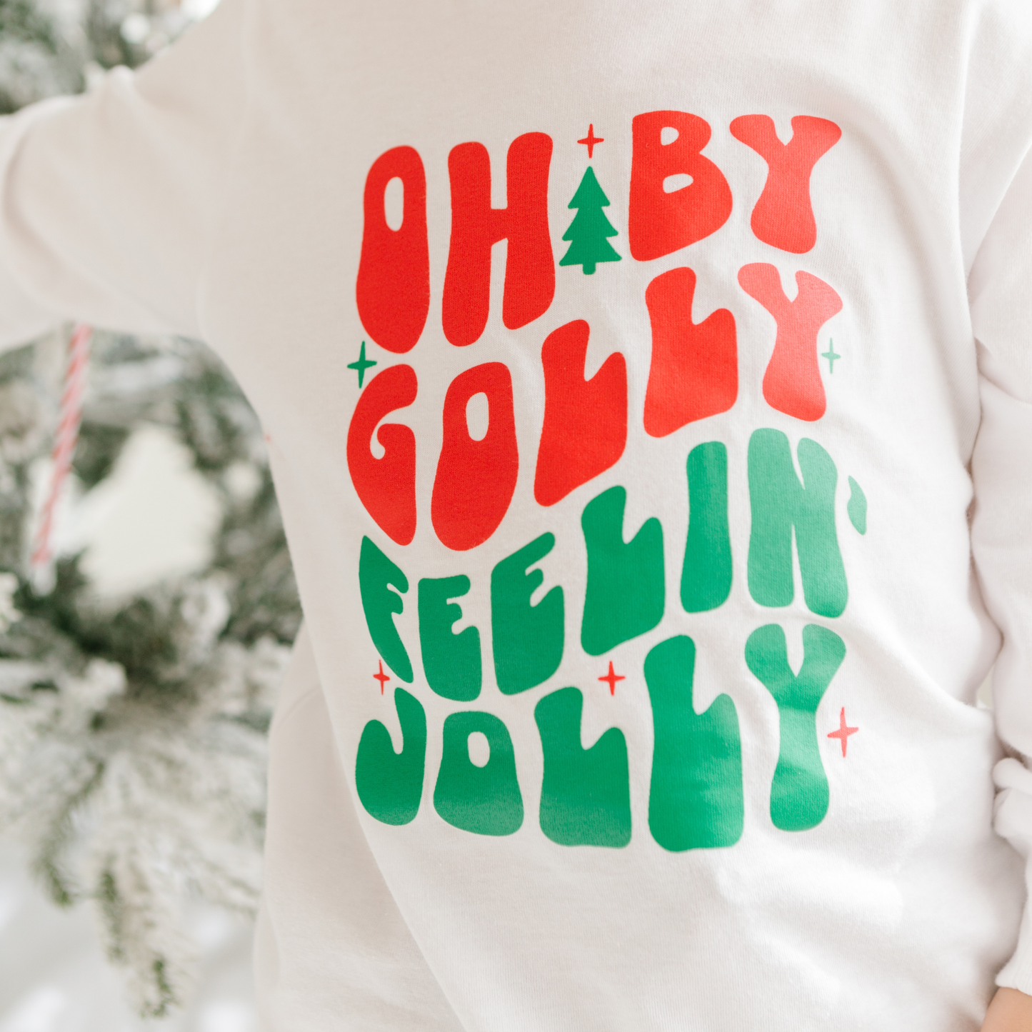 Oh by Golly Feeling Jolly Toddler and Youth Christmas Shirt