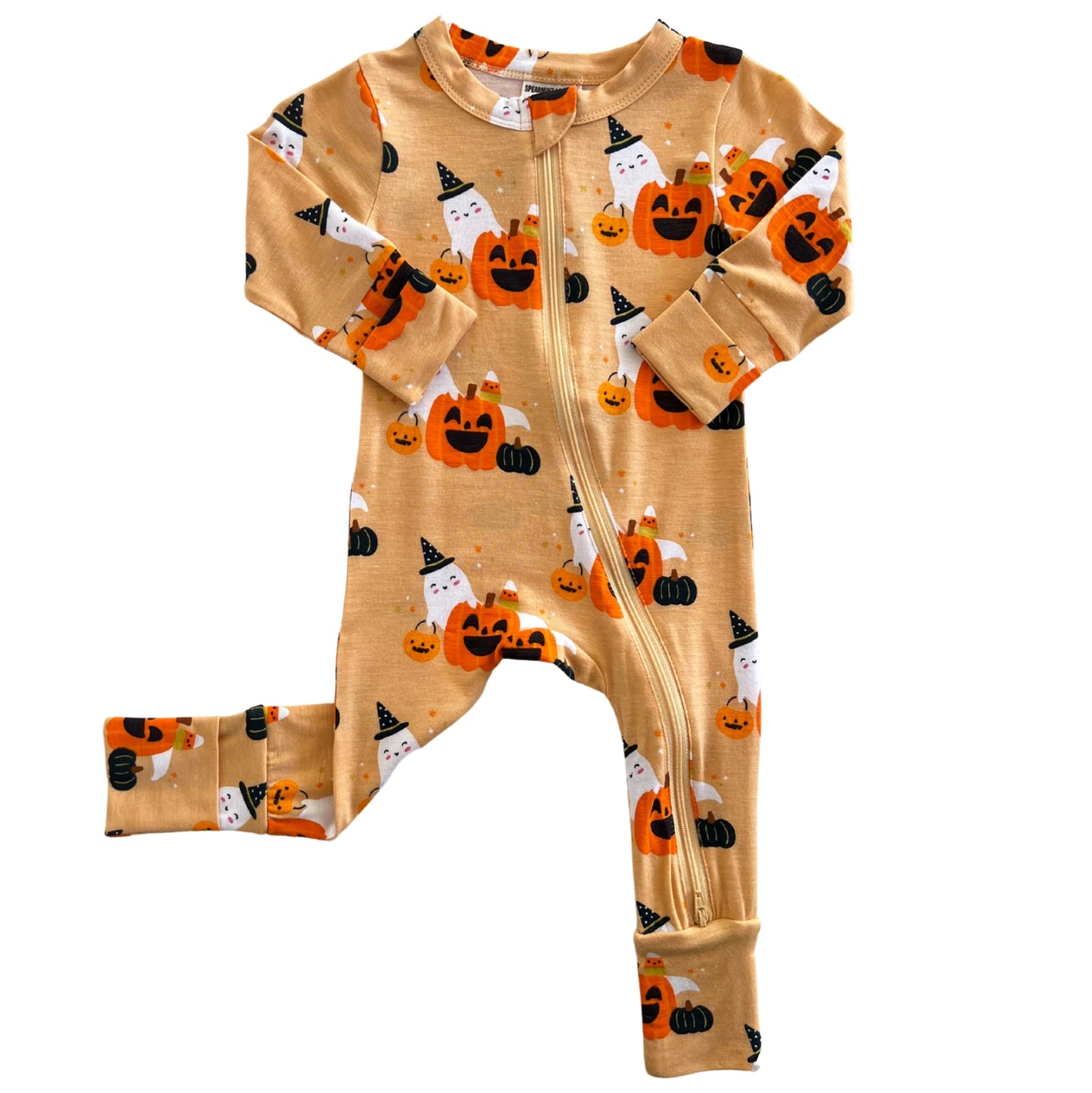2-Way Convertible Zip Romper, Halloween Cluster