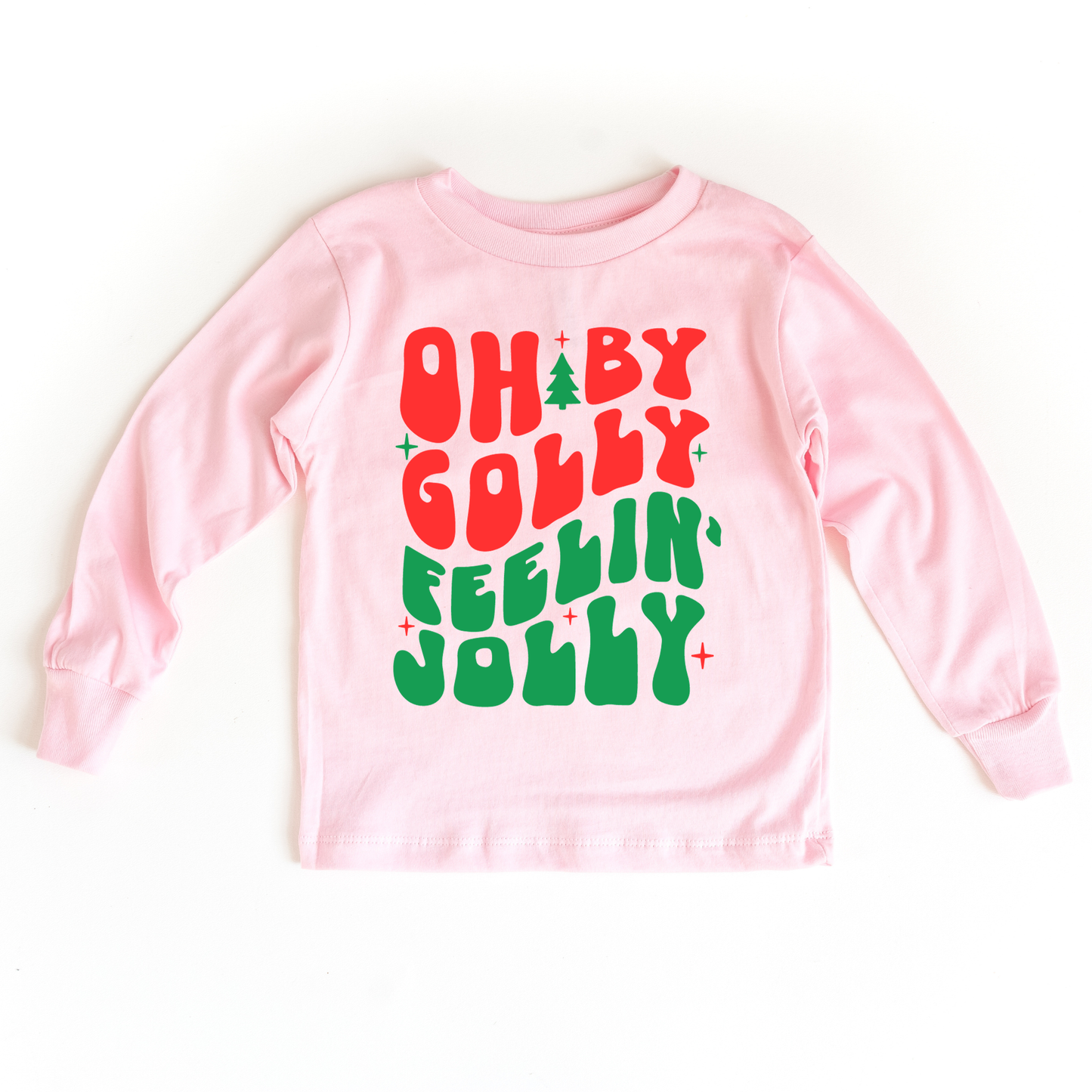 Oh by Golly Feeling Jolly Toddler and Youth Christmas Shirt