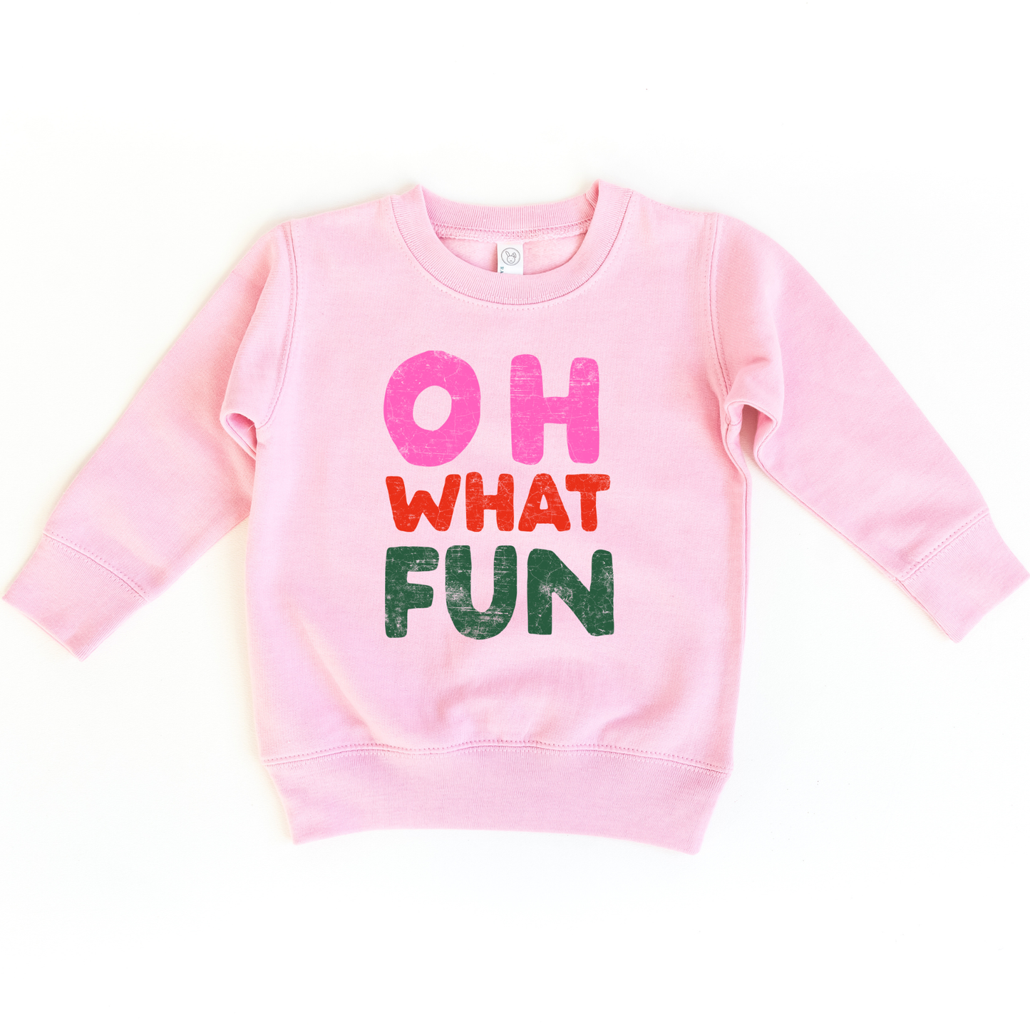 Oh What Fun Christmas Kids Pullover Sweatshirt