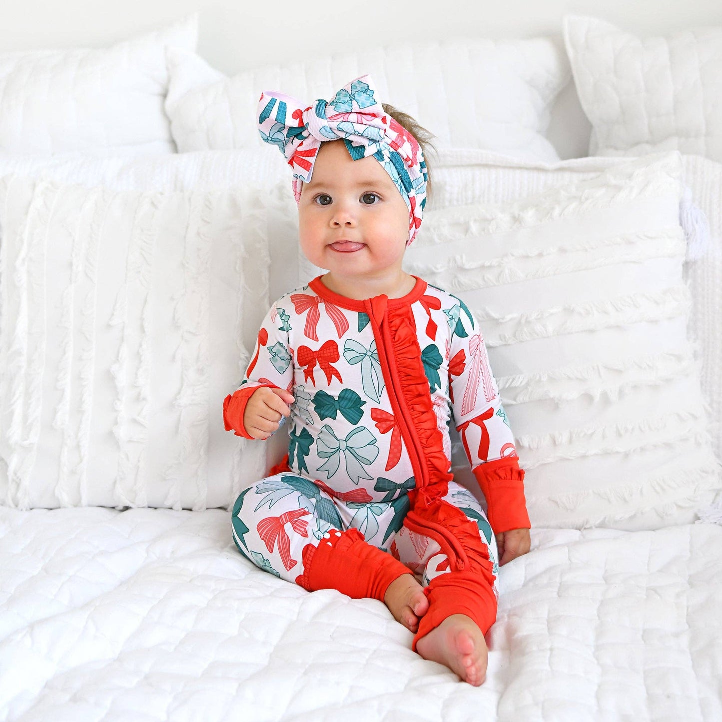 Belle Bows RUFFLE ZIP