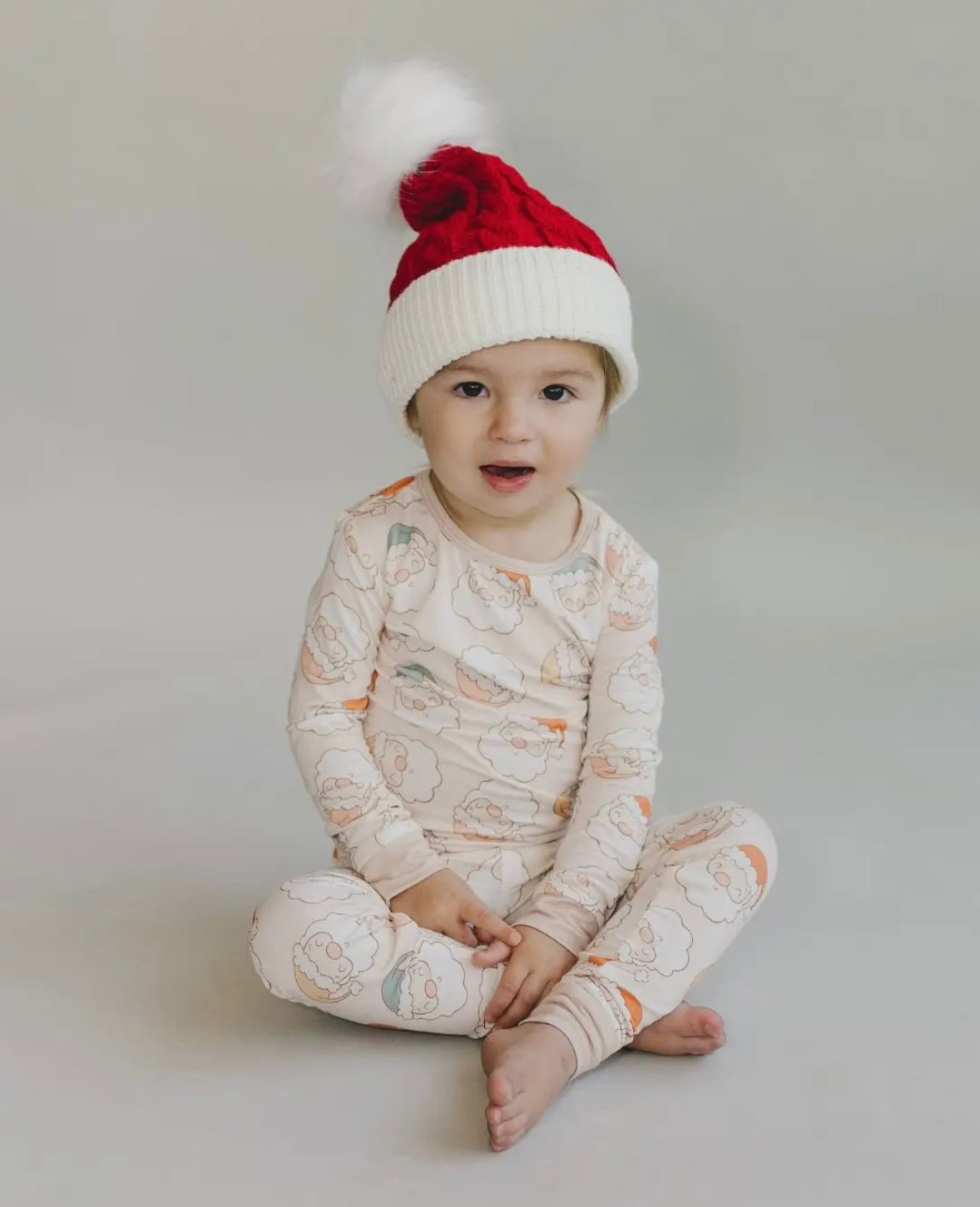 Cute Santa Bamboo 2-Piece Pajamas