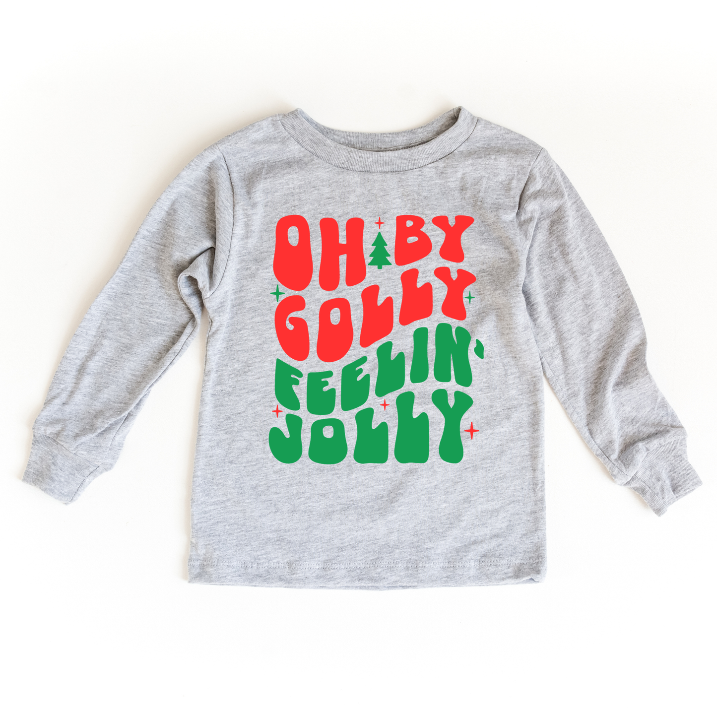 Oh by Golly Feeling Jolly Toddler and Youth Christmas Shirt