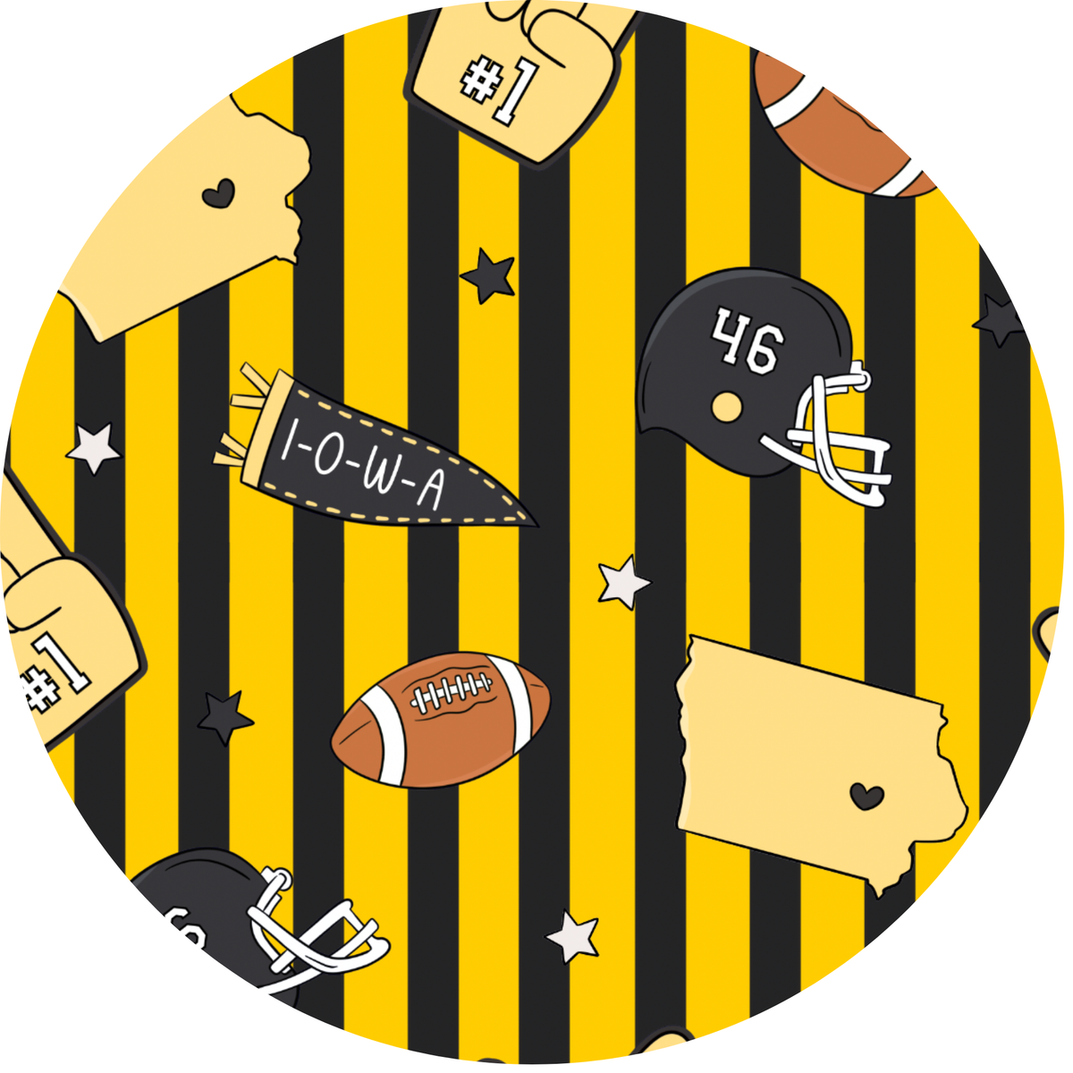 PREORDER Game Day In Iowa Convertible Footies