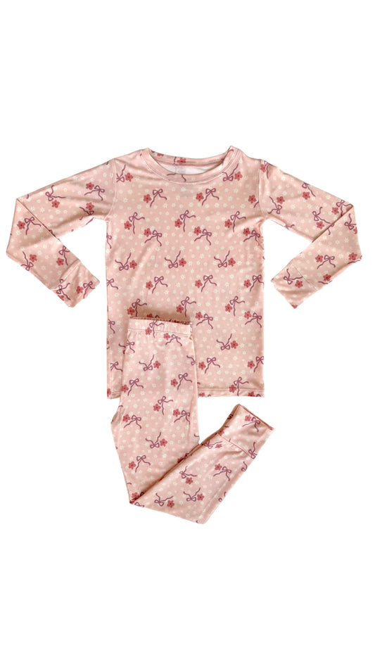 Ditsy Bow 2 Piece Set