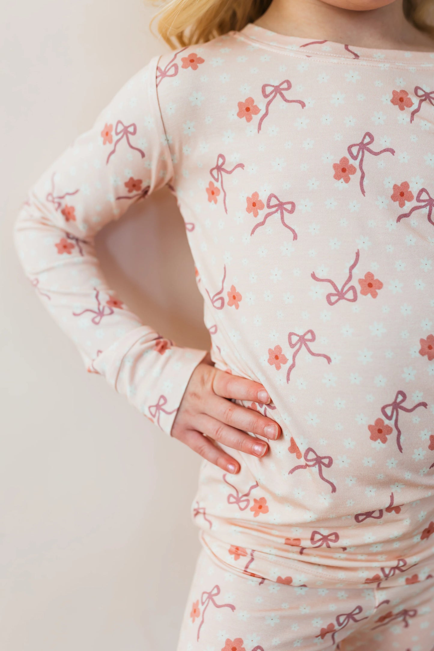 Ditsy Bow 2 Piece Set