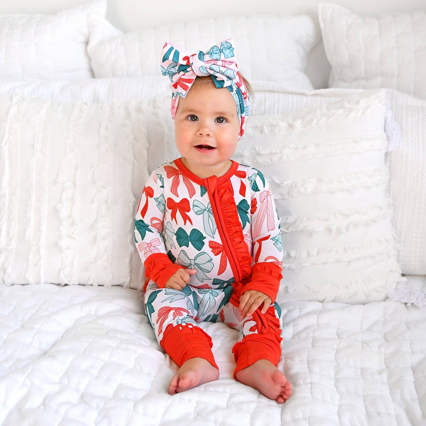 Belle Bows RUFFLE ZIP