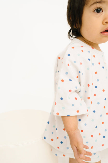 Patriotic Polka Dots Slouchy Set