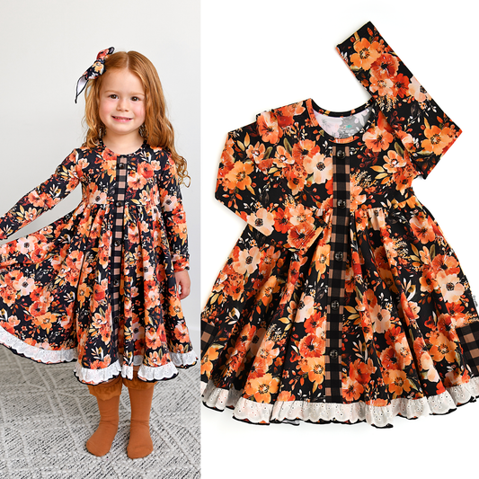 Renee Button Dress