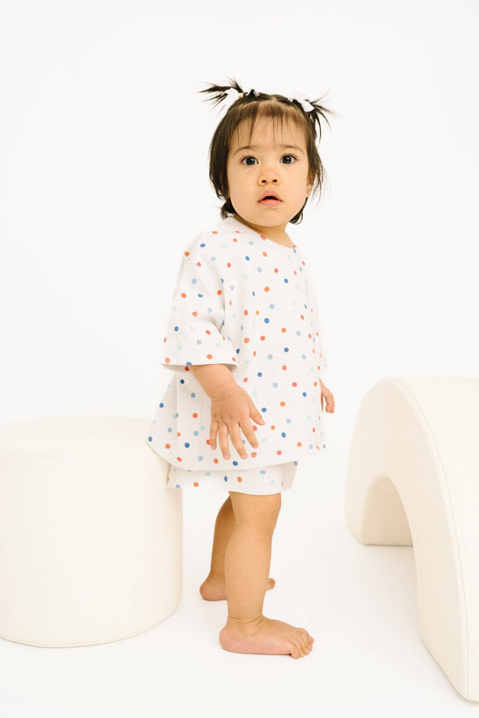 Patriotic Polka Dots Slouchy Set