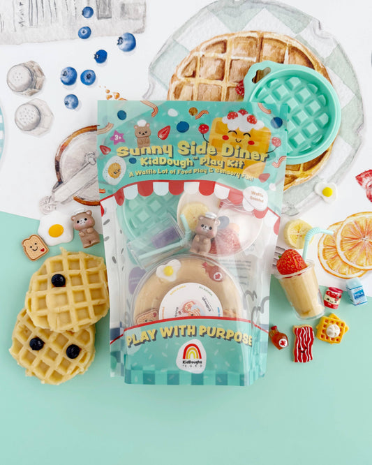 Earth Grown KidDoughs (KidDoughs by EGKD) - Sunny Side Diner KidDough Play Kit