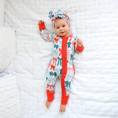 Belle Bows RUFFLE ZIP