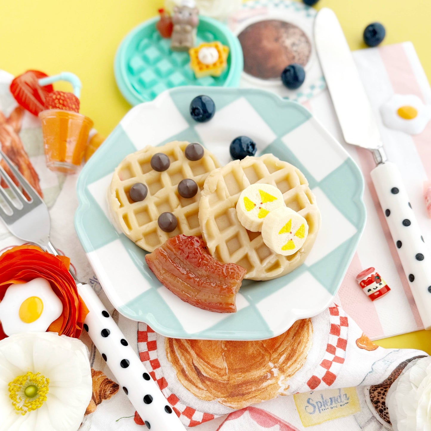 Earth Grown KidDoughs (KidDoughs by EGKD) - Sunny Side Diner KidDough Play Kit
