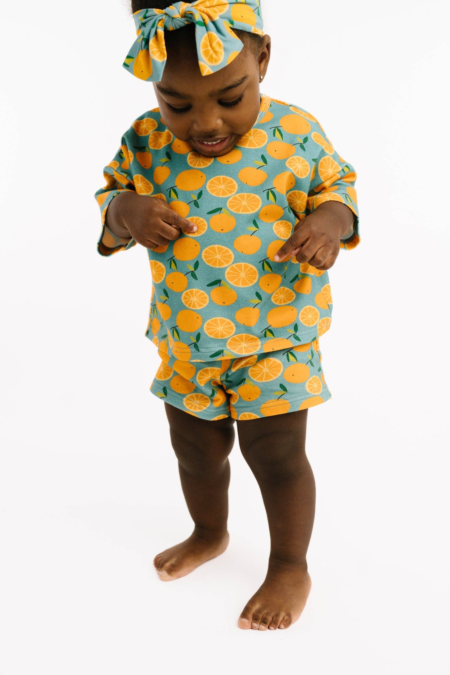 Orange Breeze Slouchy Set