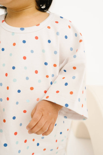 Patriotic Polka Dots Slouchy Set