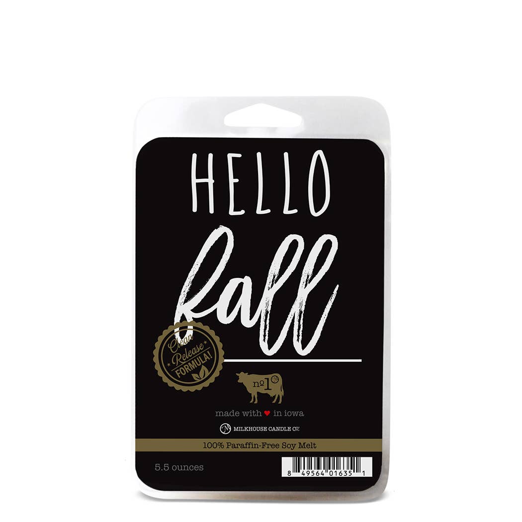 Milkhouse Candle Company - 5.5 oz Wax Melts Fall: Hello Fall