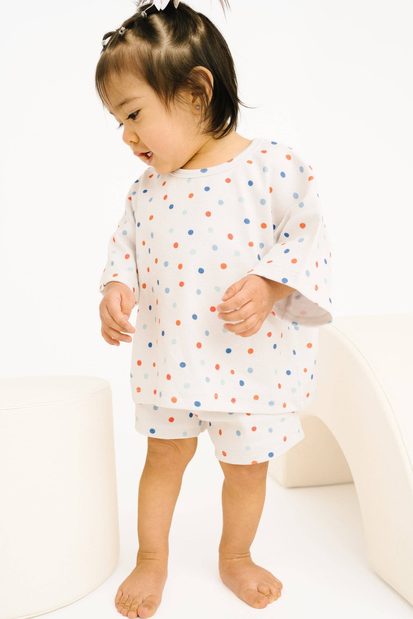 Patriotic Polka Dots Slouchy Set
