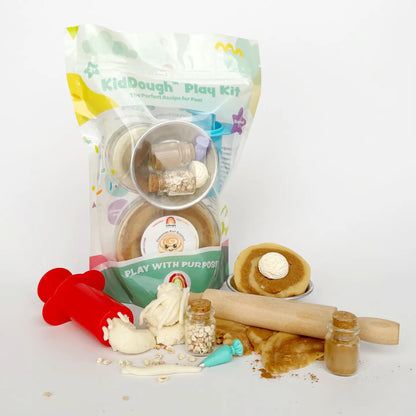 Cinnamon Roll Kiddough Play Kit