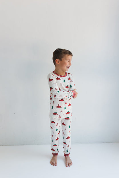 Red Holly Jolly Cruisers Two Piece Set