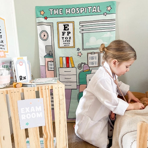 Hospital Fabric Play Scene