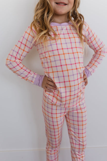 Candy Plaid Two Piece Set