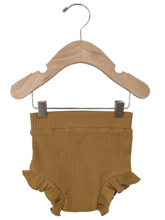 Organic Waffle Ruffle Bloomer, Honey