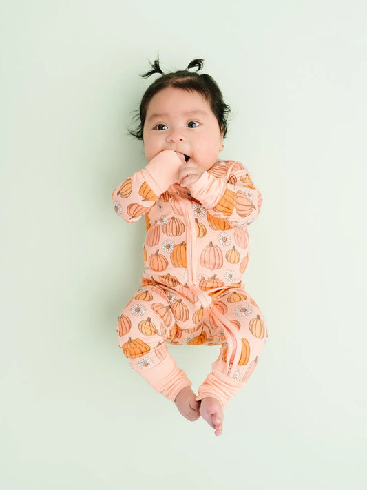 Pretty in Pink Pumpkins Bamboo Sleeper