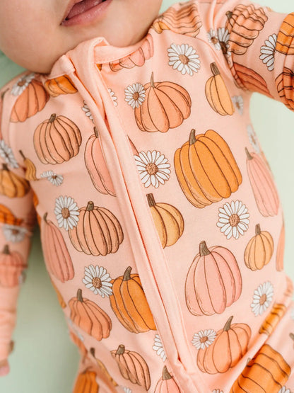Pretty in Pink Pumpkins Bamboo Sleeper