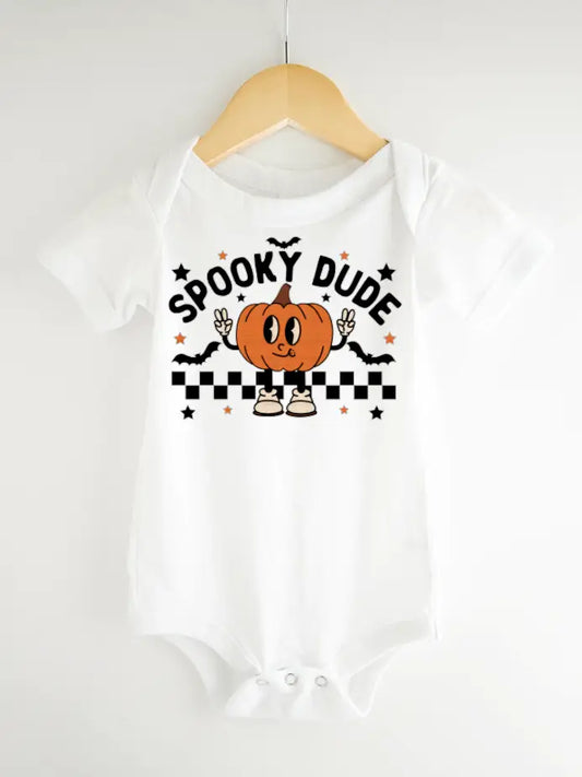 Spooky Dude Fall Baby Bodysuit