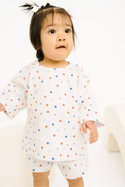 Patriotic Polka Dots Slouchy Set