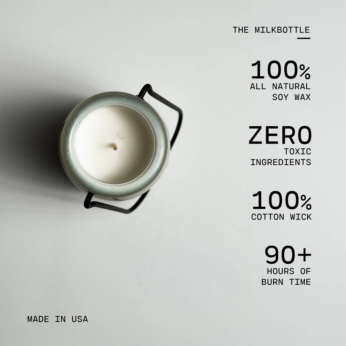 14 oz Milkbottle Candle: Rake, Pile, Leap!