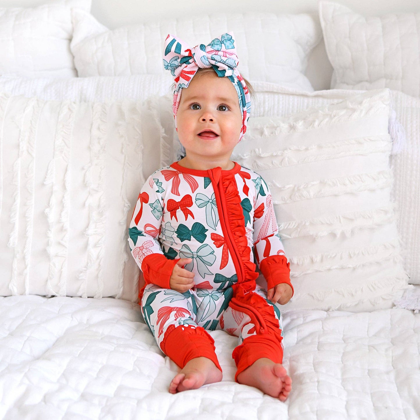 Belle Bows RUFFLE ZIP