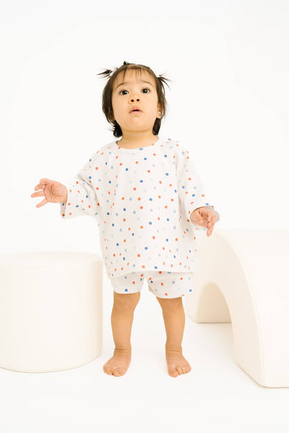 Patriotic Polka Dots Slouchy Set