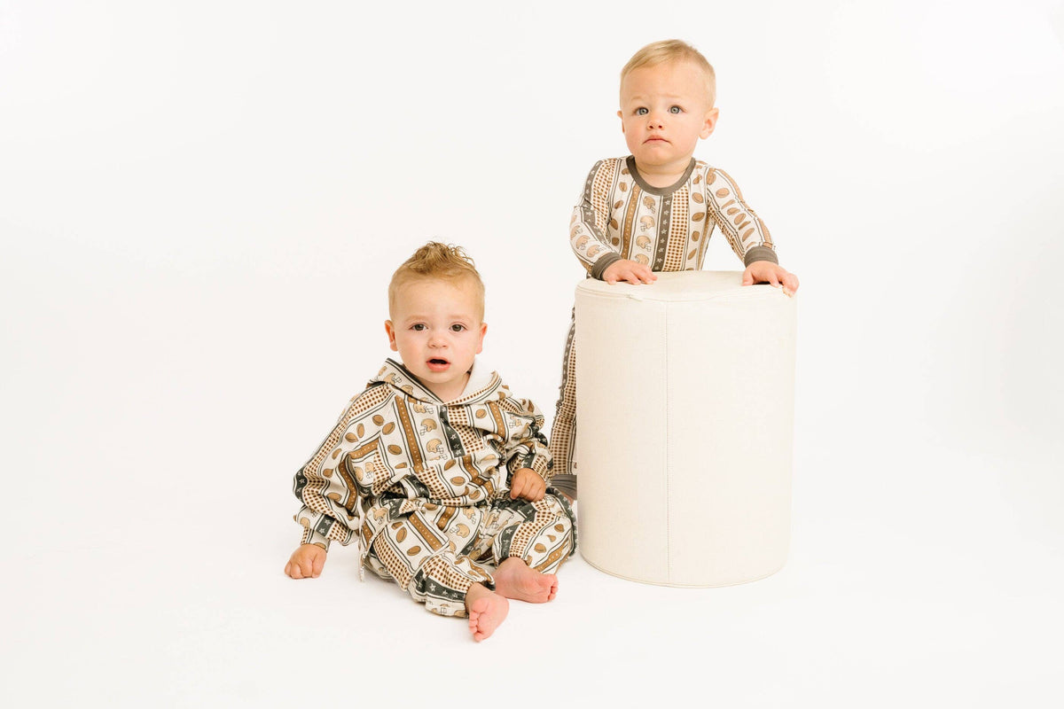 Touchdown Stripe Bamboo Set