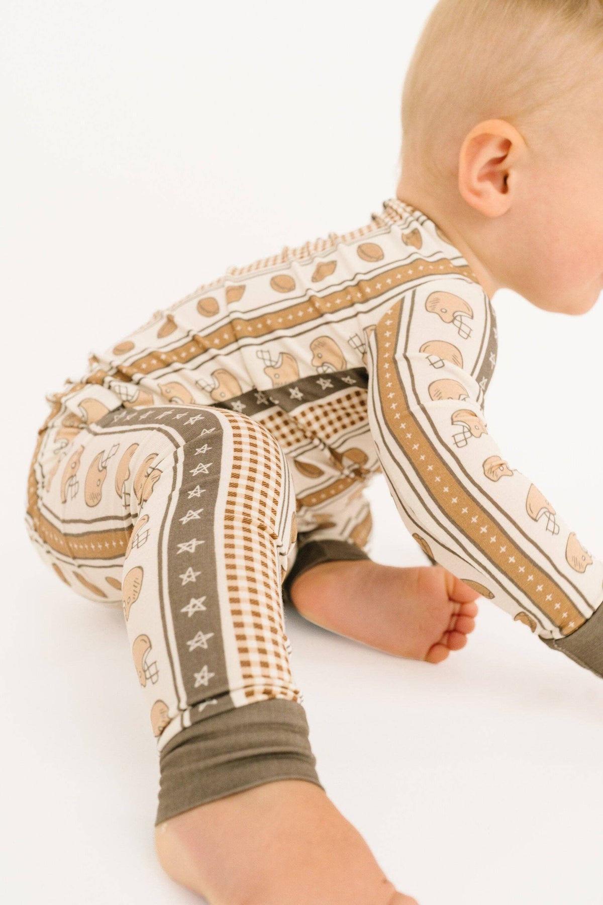 Touchdown Stripe Bamboo Set