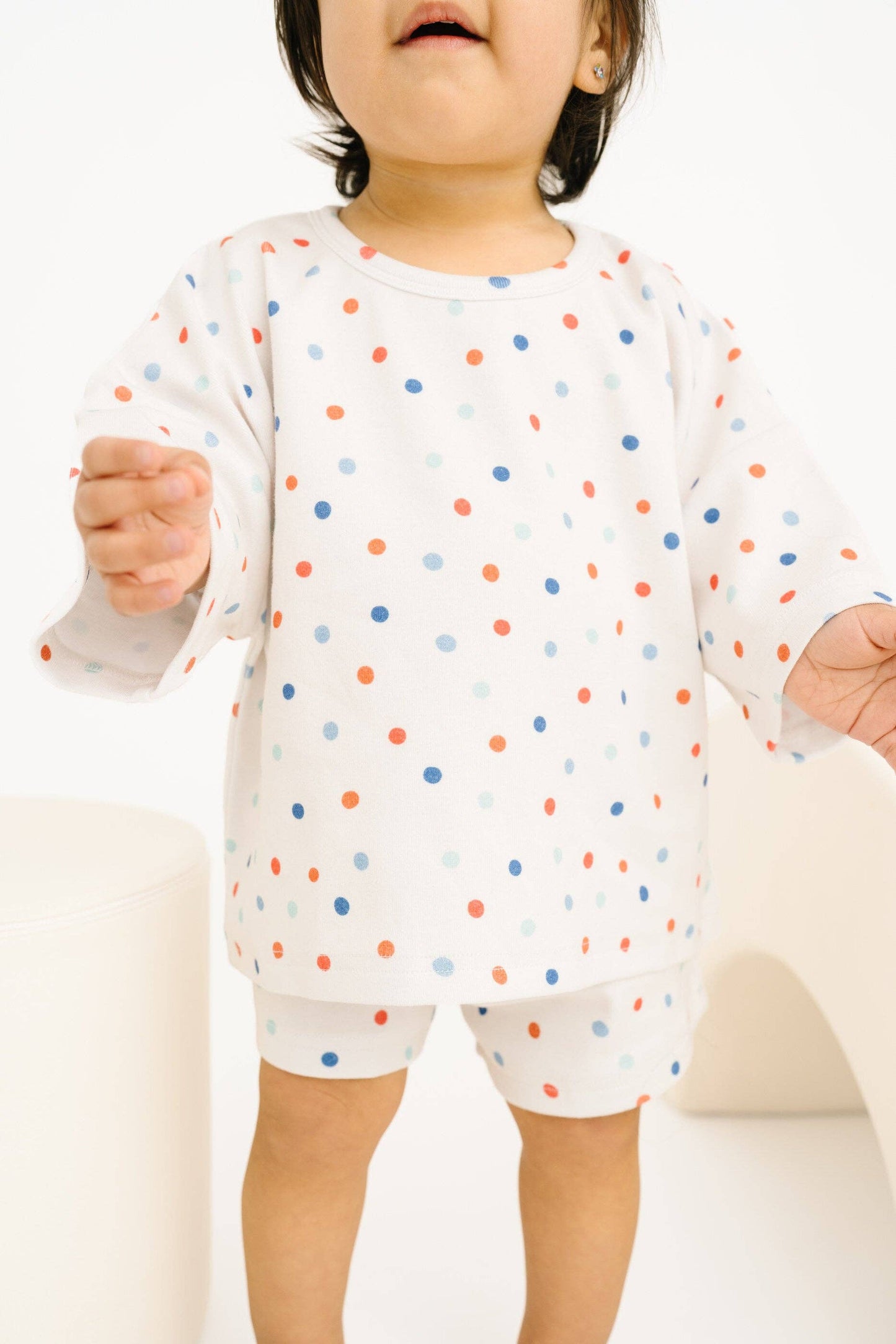 Patriotic Polka Dots Slouchy Set