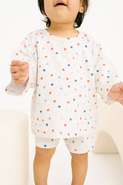 Patriotic Polka Dots Slouchy Set