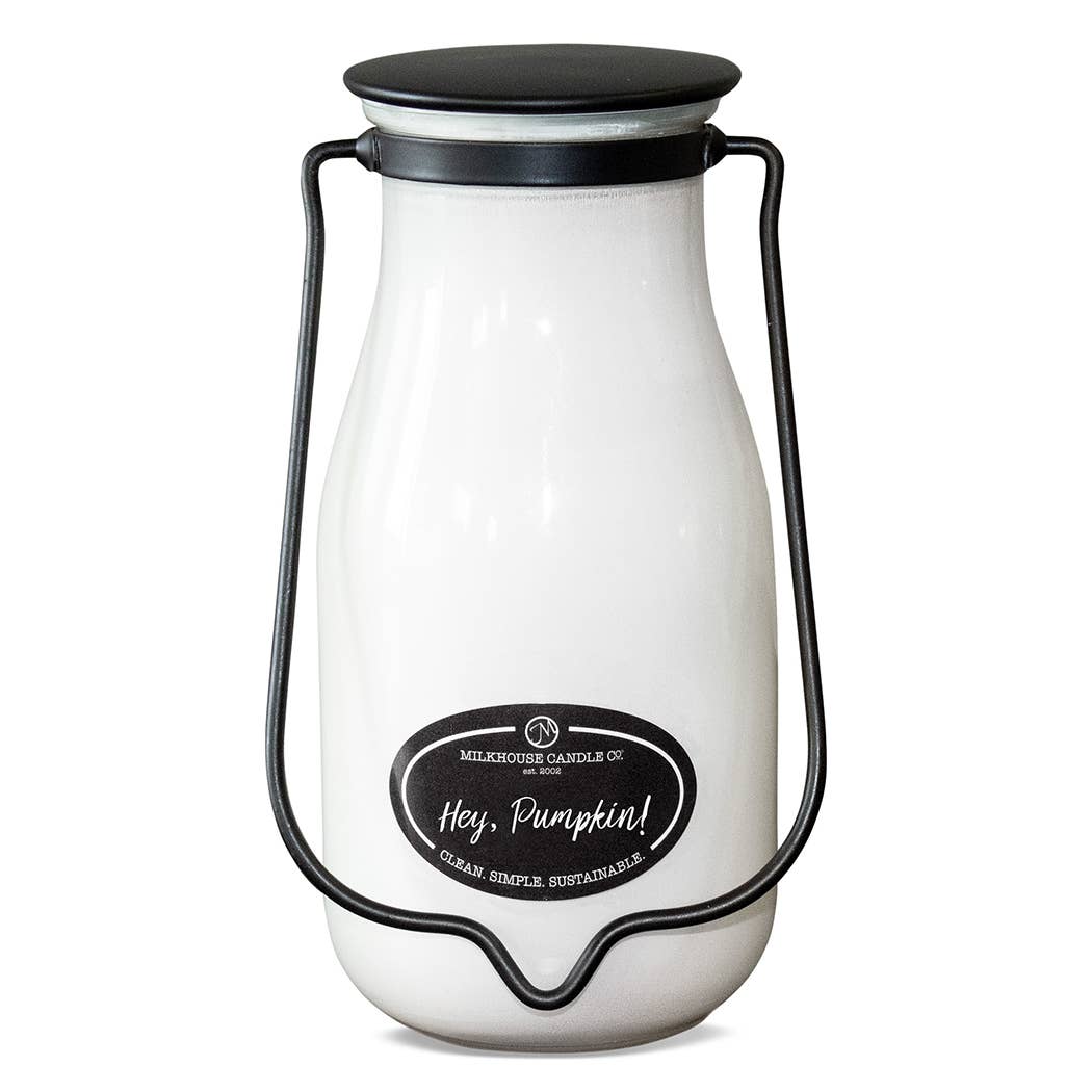 Milkhouse Candle Company - 14 oz Milkbottle Candle: Hey, Pumpkin!